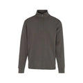 North River Men's Quarter Zip Suede Knit Pullover, Beluga