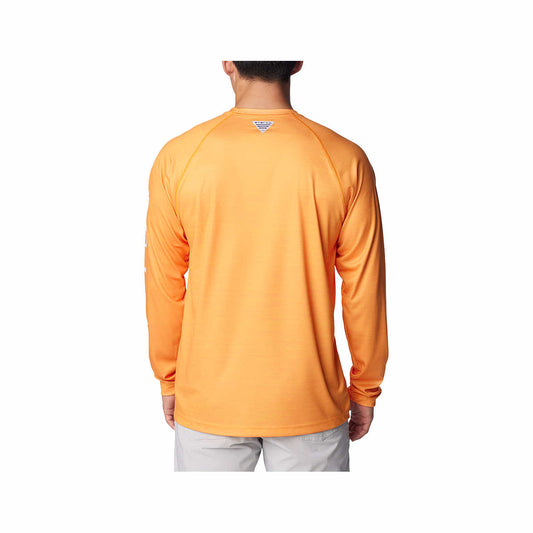 Color swatch for Men's University of Tennessee PFG Terminal Tackle Long Sleeve T-Shirt in Htr Solarize