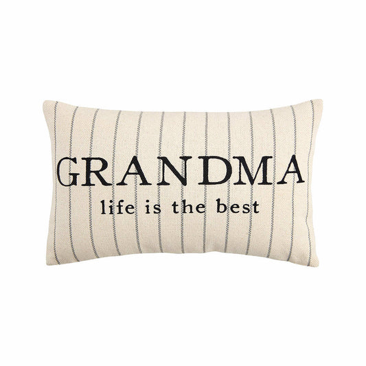 Color swatch for Grandma Names Striped Pillows in Gigi