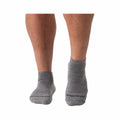 Men's Solid Cushioned No Show Socks