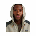 L.L.Bean Men's Mountain Classic Colorblock Anorak Jacket Fad Olv Gold Ash