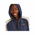L.L.Bean Men's Mountain Classic Colorblock Anorak Jacket Crbn Nvy Dp Grn