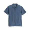 Royal Robbins Men's Desert Pucker Dry Short Sleeve Shirt, Collins Blue, alternate view 1