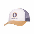 Bum Wraps Knoxville Circle Pine Trucker Hat Mink Caramel G