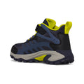 Merrell Youth Moab Speed Mid 2 A/C Waterproof Boots Navy
