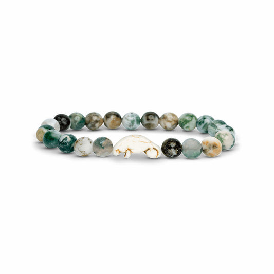 Color swatch for Fahlo The Drift Manatee Bracelet in Aqua Blue