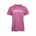 Bay Pointe Hendersonville Burnwash Double Lines Short Sleeve T-Shirt Maroon
