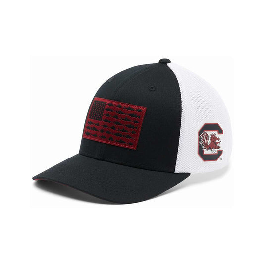 University of South Carolina PFG Mesh Fish Flag Cap Black