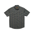 Howler Brothers Men's Hibiscus Ribbons H Bar B Short Sleeve Snapshirt  Antique Black