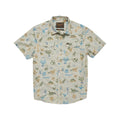 Howler Brothers Men's Ecosistema H Bar B Short Sleeve Snapshirt, Sand, alternate view 2