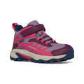 Merrell Youth Moab Speed Mid 2 A/C Waterproof Boots Berry Navy