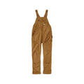 Carhartt Women's Loose Fit Canvas Work Overall, Carhartt Brown, alternate view 9