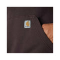 Men's Re-Engineered Relaxed Fit Midweight Garment Dyed French Terry Graphic Sweatshirt  Dark Sepia