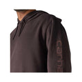 Men's Re-Engineered Relaxed Fit Midweight Garment Dyed French Terry Graphic Sweatshirt  Dark Sepia