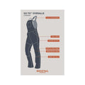 Dovetail Workwear Women's Go To Stretch Canvas Overalls, Atlanticblue, alternate view 10