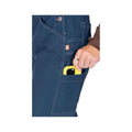 Dovetail Workwear Women's Go To Stretch Canvas Overalls, Atlanticblue, alternate view 5