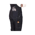 Dovetail Workwear Women's Go To Stretch Canvas Overalls, Carbonblack, alternate view 4
