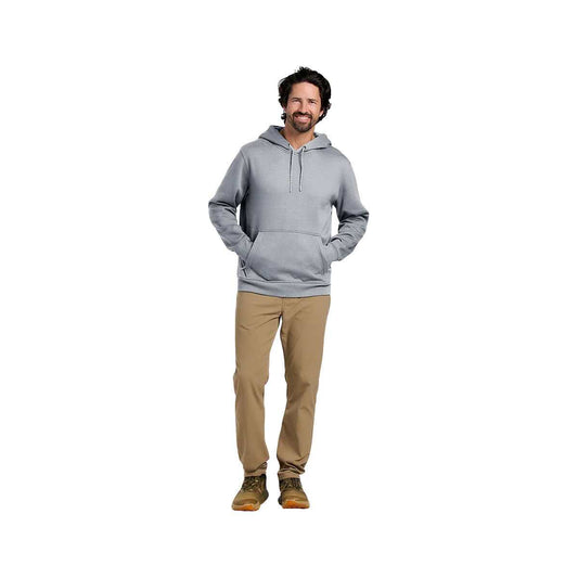 Free Fly Men's Bamboo Northcoast Fleece Pullover Hoodie Heather Grey