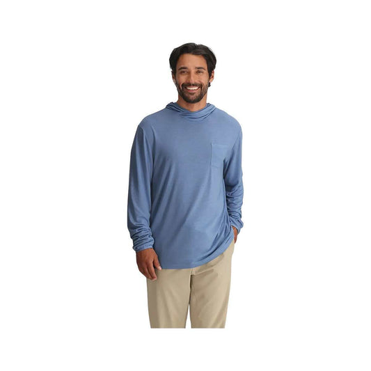 Free Fly Men's Bamboo Lightweight Hoodie Last Light