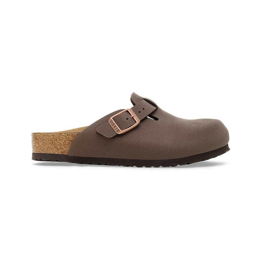 Birkenstock Kids' Boston Birkibuc Clogs Mocca