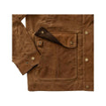 Duck Head Men's Waxed Duck Canvas Jacket, Buckskin, alternate view 5