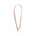 Joy Susan Floral Meadow Guitar Strap White