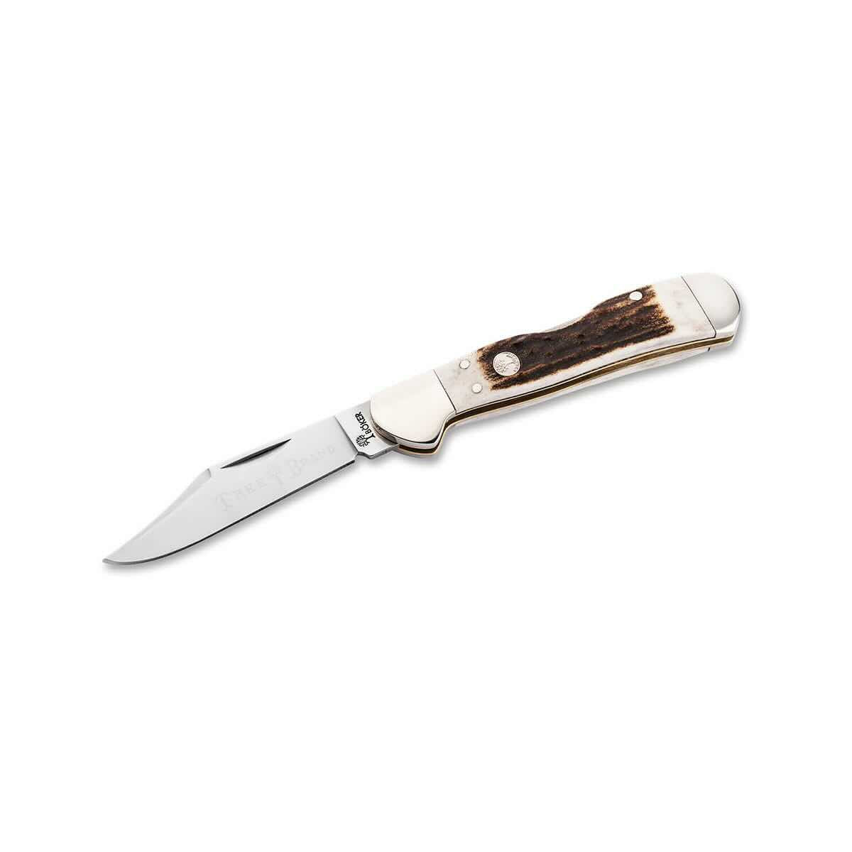 Boker Traditional Series 2.0 Mini Copper Lock Stag Knife