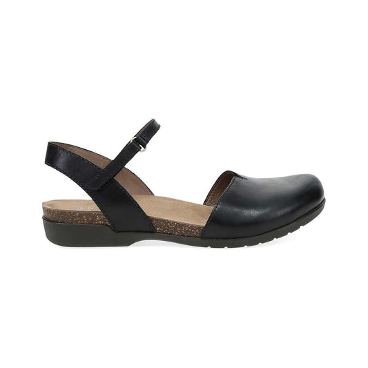 Color swatch for Women's Rowan Shoes in Black Waxy Burnished