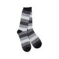 World's Softest Women's Weekend Gem Crew Socks Black Multi