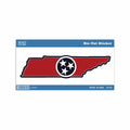 Mast General Store Tennessee Tri-Star State Sticker  Red