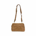 Joy Susan Gigi Crossbody Bag with Woven Wristlet Strap New Tan