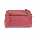 Joy Susan Gigi Crossbody Bag with Woven Wristlet Strap Pink Punch