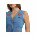 Wrangler Women's Lainey Wilson Blue Denim Vest, alternate view 3
