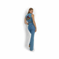 Wrangler Women's Lainey Wilson Blue Denim Vest, alternate view 5