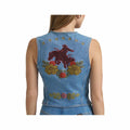 Wrangler Women's Lainey Wilson Blue Denim Vest, alternate view 7