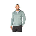Carharrt Men's Force Sun Defender Relaxed 1/2 Zip Pullover Green Slate Htr