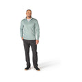 Carharrt Men's Force Sun Defender Relaxed 1/2 Zip Pullover  Green Slate Htr