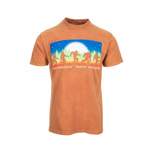 Green Street Waynesville Dancing Squatch Short Sleeve T-Shirt Cs Copper
