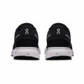 On Women's Cloud 6 Running Shoes - Wide, Black White, alternate view 2