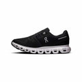 On Women's Cloud 6 Running Shoes - Wide, Black White, alternate view 3
