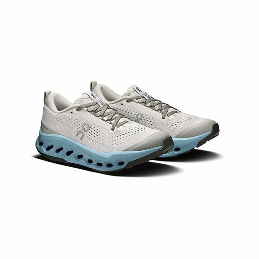 On Women's Cloudsurfer Trail 2 Shoes Glacier Dust
