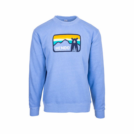 Bum Wraps Hendo Bear Crewneck Sweatshirt Pigment Mint