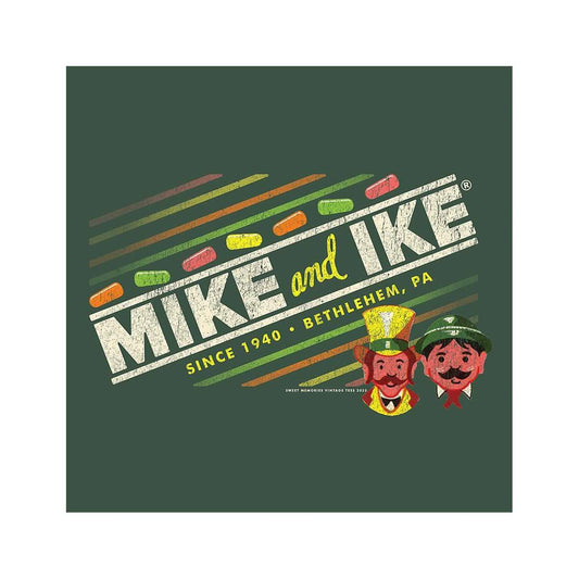 Color swatch for Mike and Ike Since 1940 Short Sleeve T-Shirt in Htr Forest Grn