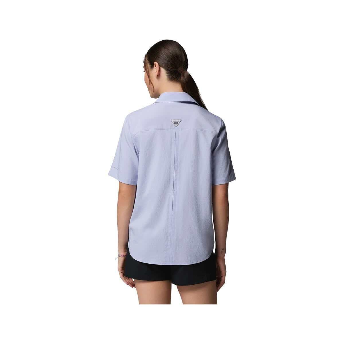 Columbia Women's PFG Castback Woven Short Sleeve Shirt – Mast
