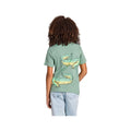 Life is Good Kids' Fierce Alligator Short Sleeve Crusher T-Shirt  Granite Green