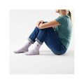 Smartwool Women's Everyday Groovy Bloom Crew Socks  Purple Eclipse