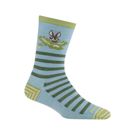 Color swatch for Darn Tough Women's Animal Haus Crew Lightweight Lifestyle Socks in Bunnyblue