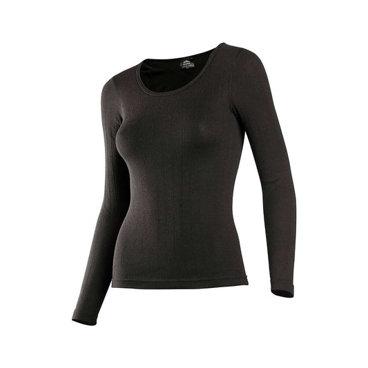 Women's Enthusiast Baselayer Long Sleeve Crew Top Black