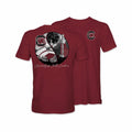 Eat More Tees University of South Carolina Two Scenes Short Sleeve T-Shirt  Garnet