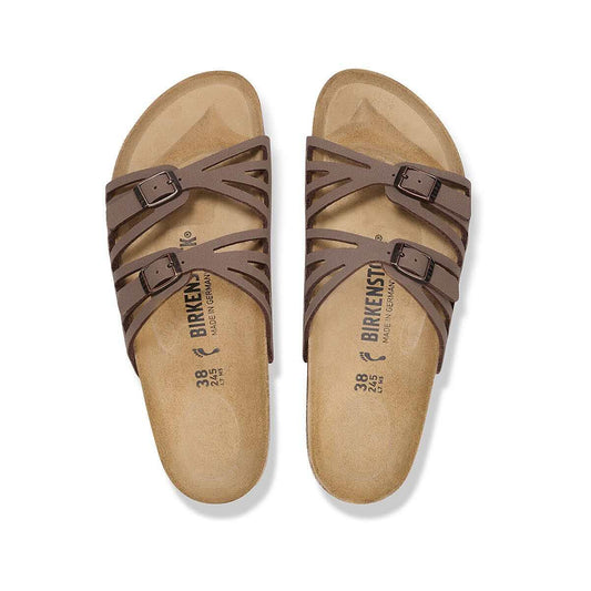 Birkenstock Women's Granada Birkibuc Sandals - Regular Mocha